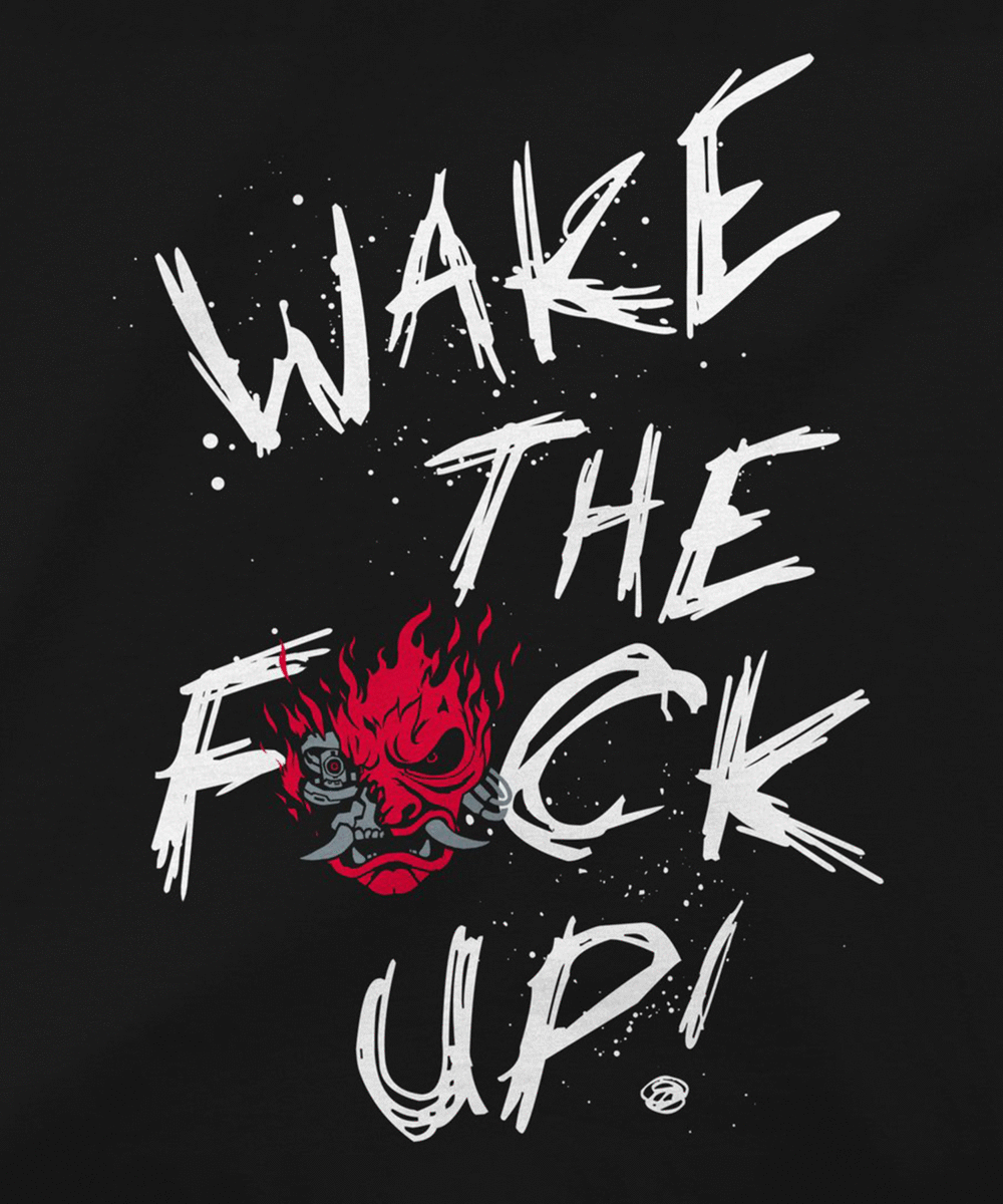 Cyberpunk 2077 - Wake Up Sketchy Premium T-shirt