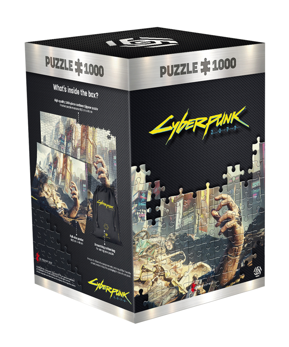 Cyberpunk 2077 - Hand 1000 darabos puzzle