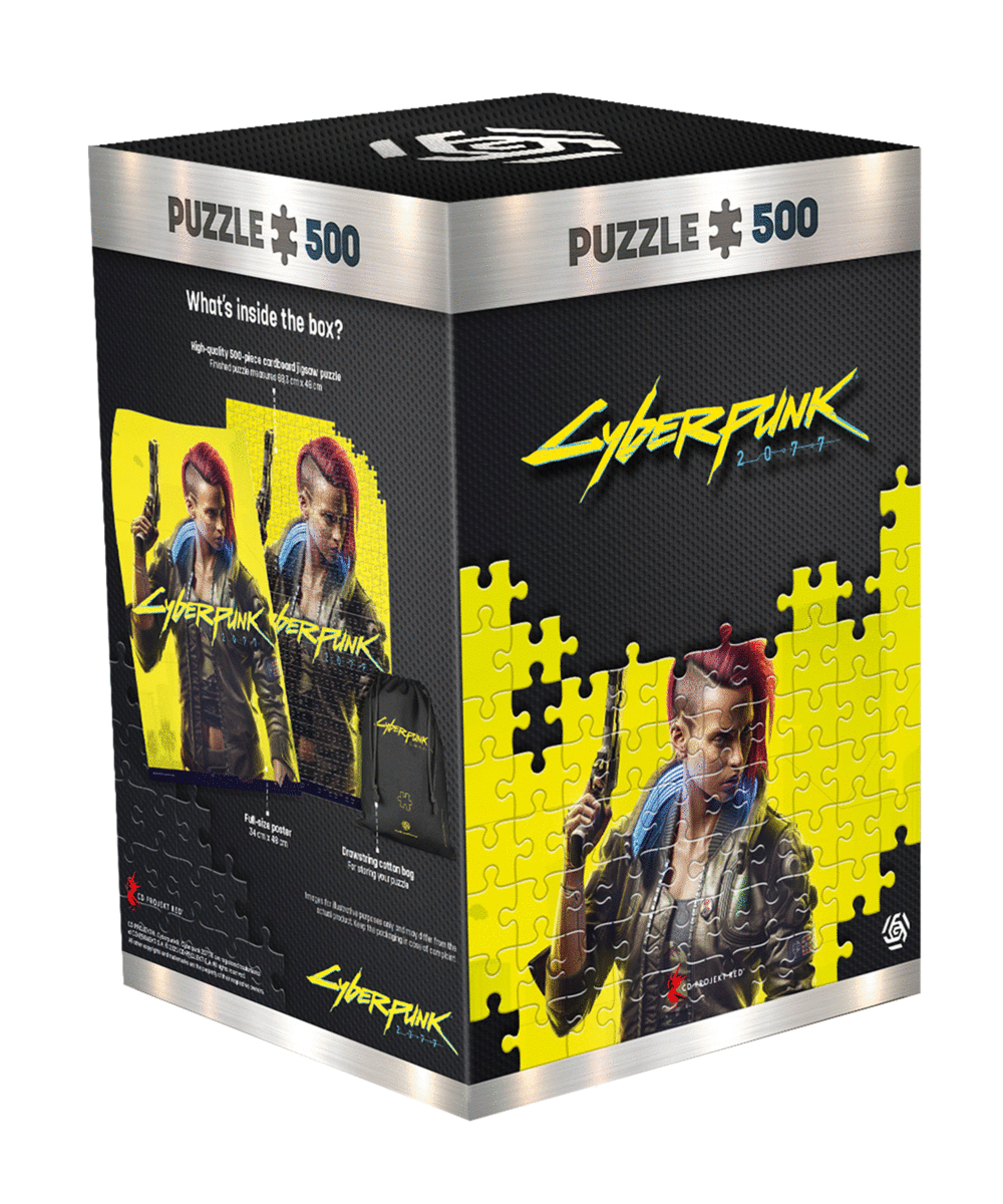 Cyberpunk 2077 - Keyart Female 500 darabos puzzle