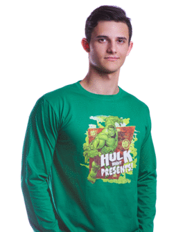 Marvel - Xmas Hulk Long Sleeve T-Shirt