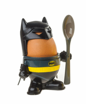 DC Comics - Batman Egg Cup and Toast Cutter 1