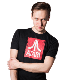 Atari - Black Logo T-Shirt 1