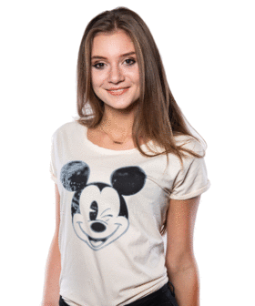 Disney - Mickey Blinking Ladies T-Shirt 1